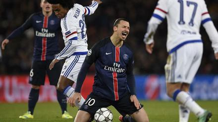 Schrei, wenn du weißt, was du gegen Chelsea getan hast. Zlatan Ibrahimovic hat auch gegen Englands Meister das Tor getroffen.