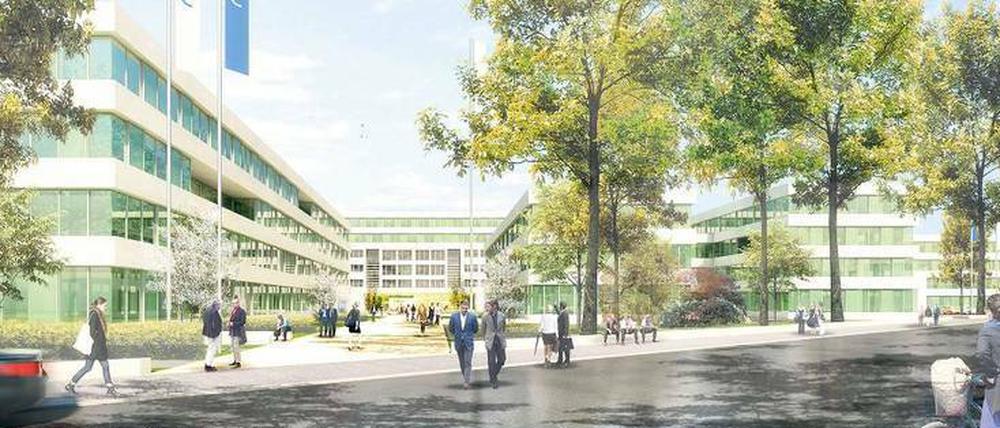 Das frühere US-Militärhospital soll saniert und 2020 als FUBIC (Quergebäude in der Flucht des Bildes) wiedereröffnet werden. 