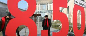 8,50 Euro - seit 2013 gefordert, ist der Mindestlohn seit 2015 umgesetzt. Arbeitgeber und CDU würden daran immer wieder gerne mal ein bisschen drehen.