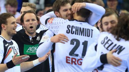 Das gibt's doch gar nicht. Bundestrainer Dagur Sigurdsson nach dem Sieg im EM-Finale gegen Spanien. 