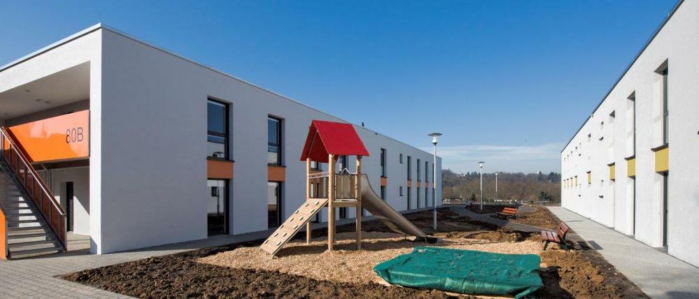 So könnten die modularen Bauten für Flüchtlinge aussehen.