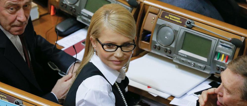 Julia Timoschenko hat mit ihrer Vaterlandspartei die proeuropäische Koalition im ukrainischen Parlament verlassen.