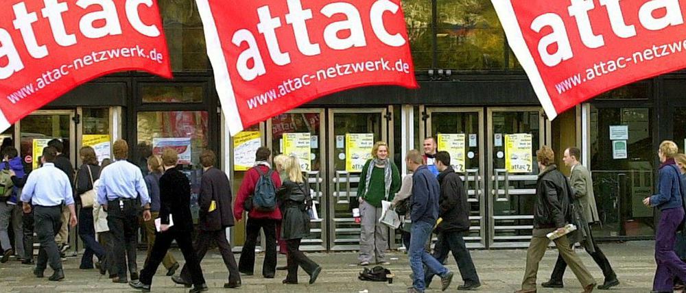 Das Bündnis Attac sieht das Urteil als Angriff auf die Zivilgesellschaft.