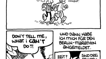 Wie alles anfing: Flix' erster Strip über den Weg zum Marathon erschien am 25. November 2010 auf seiner Website.