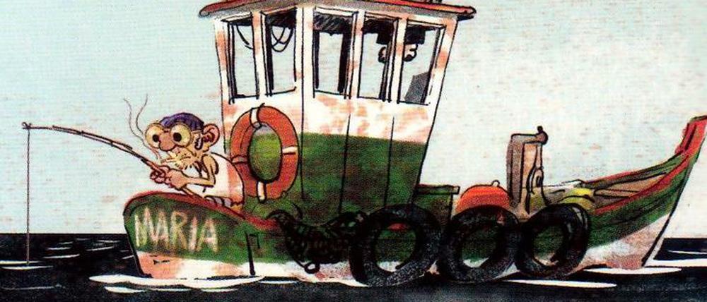 Der alte Mann und das Meer: Ein Panel aus "Ozean der Liebe".