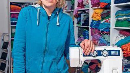 Vorliebe für bunte Farben: Geschäftsinhaberin Irene Sang.