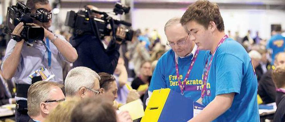 Jede Stimme zählt. Das galt auf dem FDP-Bundesparteitag im Mai 2015 in Berlin – und das wird wohl auch bei der Abgeordnetenhauswahl im Herbst gelten. 