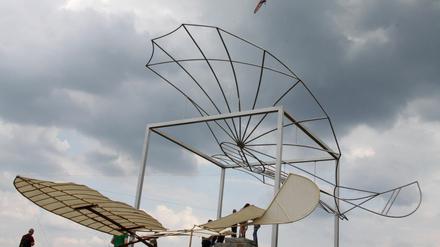 Das Otto Lilienthal-Denkmal.