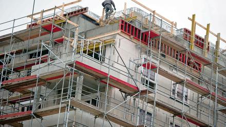 Gerade in Berlin muss kräftig gebaut werde, wie hier. 