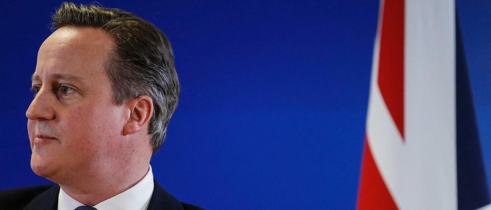 Großbritanniens Ministerpräsident David Cameron nach dem EU-Gipfel.