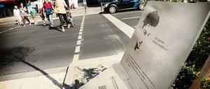 Mahnmal für Giuseppe Marcone.