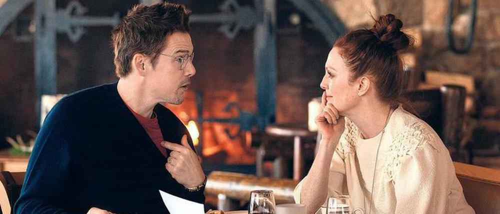 "Maggie's Plan" mit Ethan Hawke und Julianne Moore.