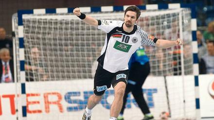 Berlins Europameister. Fabian Wiede ist der Überflieger im Team der Füchse. 