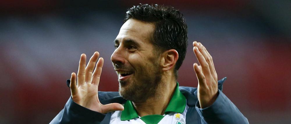 Pferdeliebhaber, aber nicht auf die Art: Claudio Pizarro von Werder Bremen.