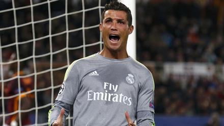 Cristiano Ronaldo feiert die Führung gegen Rom, aber vor allem feiert er sich.
