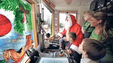 Der Weihnachtszug war zum letzten Mal 2008 unterwegs. Danach gab es Probleme an den Fahrzeugen.