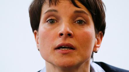 Frauke Petry, die Vorsitzende der rechtspopulistischen Alternative für Deutschland (AfD) 