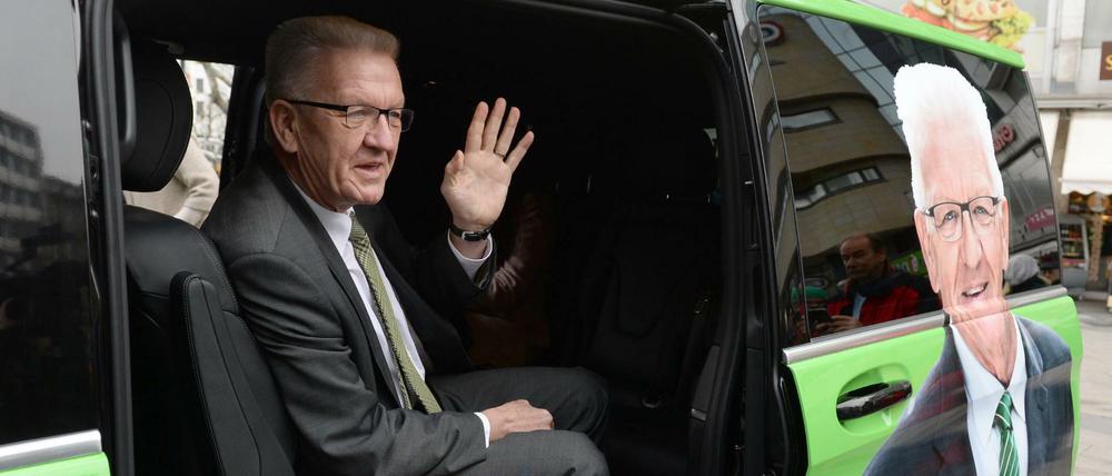 Der baden-württembergische Ministerpräsident Winfried Kretschmann liegt mit seinen Grünen in aktuellen Umfragen noch vor der CDU. 