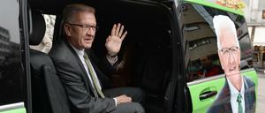 Der baden-württembergische Ministerpräsident Winfried Kretschmann liegt mit seinen Grünen in aktuellen Umfragen noch vor der CDU. 