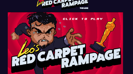 Beim Browsergame gibt Leo alles auf der Jagd nach dem Oscar.