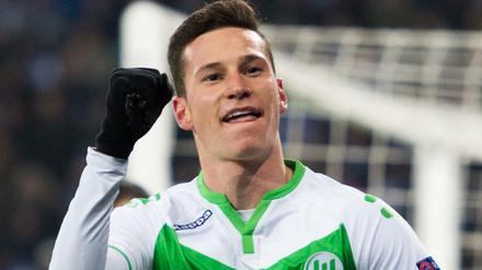 Julian Draxler war am Mittwoch bester Laune.