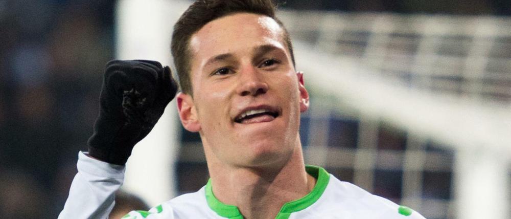 Julian Draxler war am Mittwoch bester Laune.