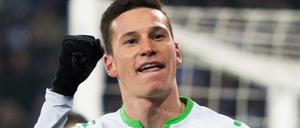 Julian Draxler war am Mittwoch bester Laune.