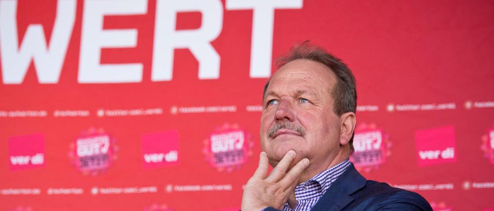 Verdi-Chef Bsirske verhandelt für die Arbeitnehmerseite.