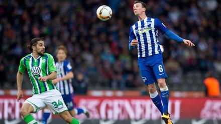 Erst nach oben und dann wieder nach unten? Bei Hertha BSC (im Bild: Vladimir Darida) ist die Richtung derzeit unklar.