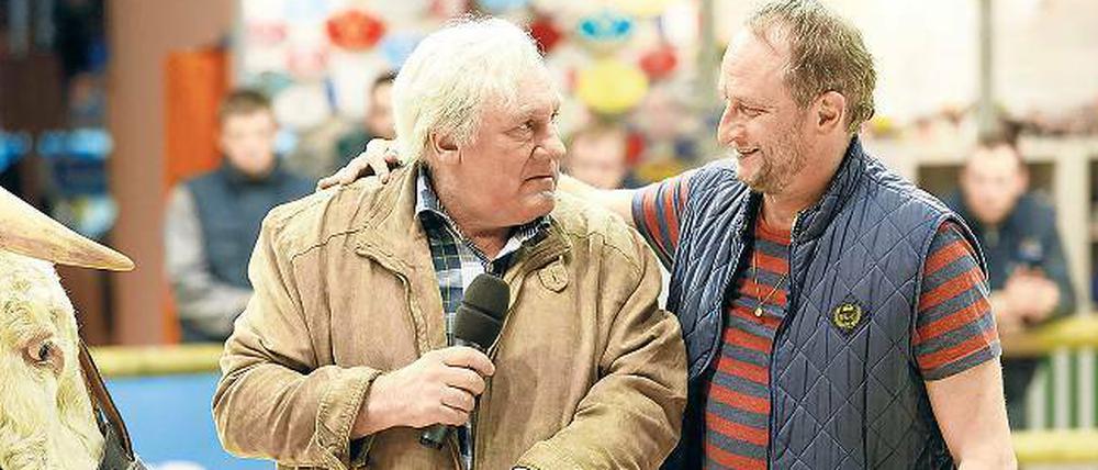 Gérard Depardieu mit Benoît Poelvoorde in „Saint Amour“.