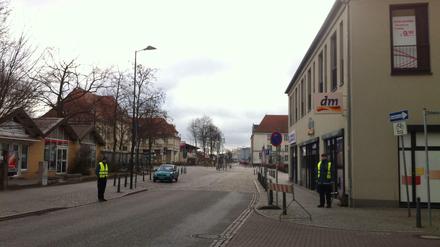 Hallo, ist hier wer? Oranienburg, kurz nach 9 Uhr.