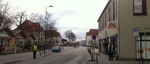 Hallo, ist hier wer? Oranienburg, kurz nach 9 Uhr.