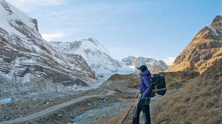 Gipfelstürmerin. Agnieszka Kozlowska schafft fotographische Abbilder der höchsten Alpenspitzen.