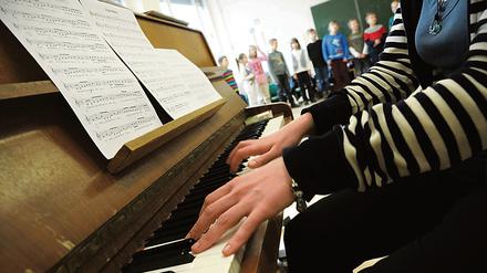 Musikunterricht gehört seit Langem zum Förderschwerpunkt der Stiftung.