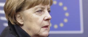 Bundeskanzlerin Angela Merkel in Brüssel.