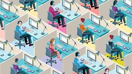 Hohe Arbeitsbelastung. Viele Mitarbeiter werden wegen des Lärmpegels und der einseitigen Arbeit psychisch krank.