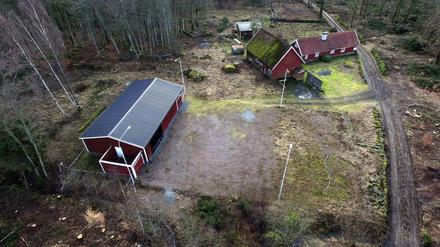 Das Haus des Arztes Martin Trenneborg in Schweden. Hier hat der 38-Jährige eine junge Frau tagelang in einem Bunker festgehalten. Nun ist der Mann zu einer Haftstrafe verurteilt worden. 