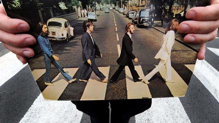 Legendäres Album, legendärer Zebrastreifen. Das Beatles-Album "Abbey Road"