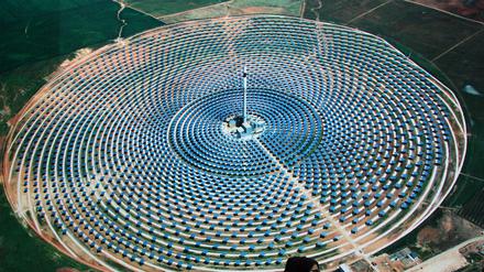 Stadt der Zukunft? So soll die Ökostadt Masdar in Abu Dhabi einmal aussehen.