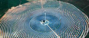 Stadt der Zukunft? So soll die Ökostadt Masdar in Abu Dhabi einmal aussehen.