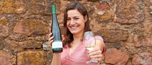 Vom Roten Hang: Winzerin Christine Huff (31) aus Nierstein in Rheinhessen.