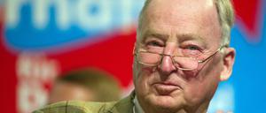 Der stellvertretende Bundesvorsitzende der Alternative für Deutschland (AfD), Alexander Gauland, will eine Grenzschließung und Härte gegenüber Asylsuchenden. 