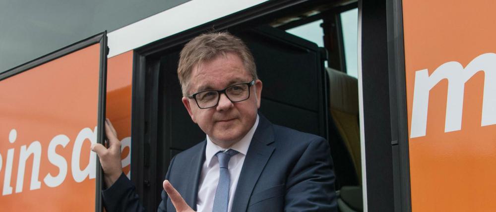 Schon einsam? Der CDU-Spitzenkandidat für die baden-württembergische Landtagswahl, Guido Wolf, könnte am 13. März eine Niederlage erleiden. 