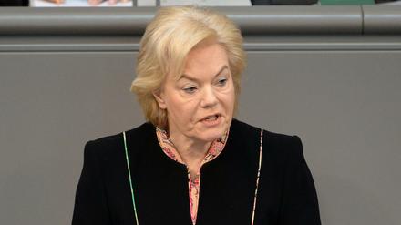 Die Bundestagabgeordnete Erika Steinbach (CDU) hat mit einem Foto-Kommentar zum Thema Flüchtlinge empörte Reaktionen hervorgerufen - auch bei Parteifreunden. 