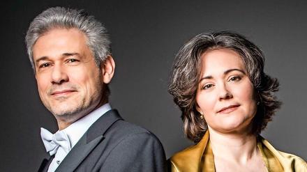 Pianist Vladimir Soupel und die Geigerin Judith Ingolfsson musizieren für den guten Zweck.