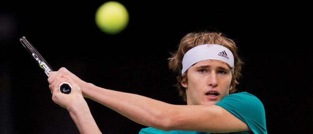 Alexander Zverev bestreitet am Freitag das zweite Match gegen Tomas Berdych.