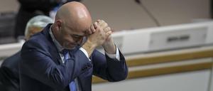 Dank an alle. Vor allem an jene, die sich für Wahlgeschenke interessieren. Gianni Infantino am Freitag in Zürich. 