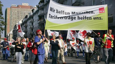 Streik Charité
