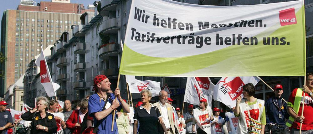 Streik Charité
