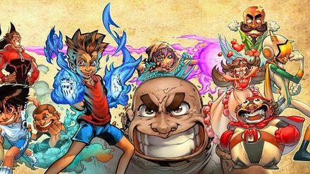 Arabische Helden: Eine Szene aus den Comics von Suleiman Bakhit.